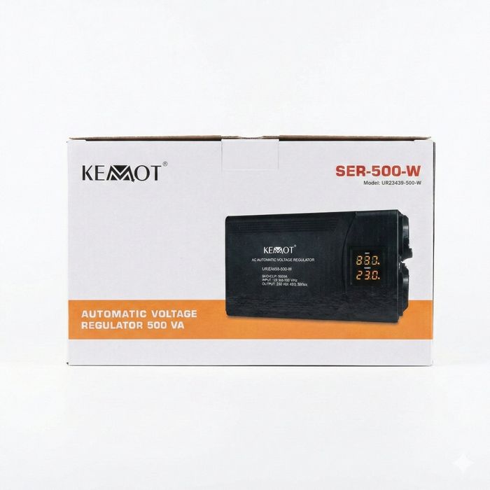 Стабілізатор напруги KEMOT SER-500-W 500 ВА автоматичний AVR 230В