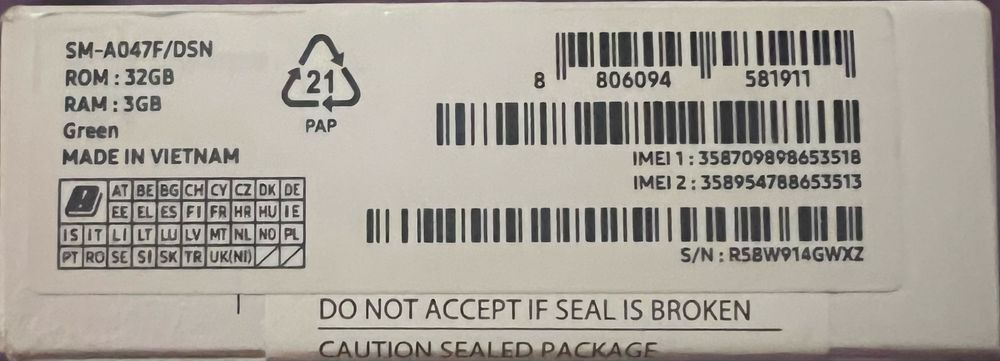 Телефон SAMSUNG Galaxy A04s