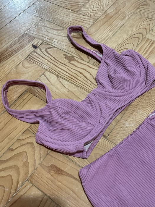 Biquini cor de rosa brasileiro S loja três