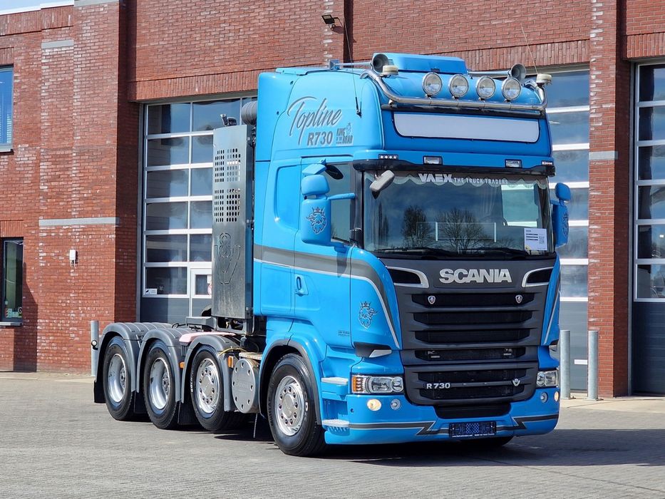 C.  Siodlowy Scania R730 , 8x4 Gabaryty DMC 150 T , 470 000 Przebiegu