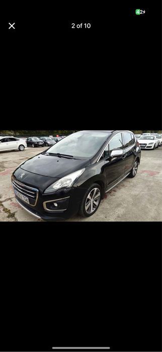 2013 Peugeot 3008 1.6 hdi allure Czarny Anglik