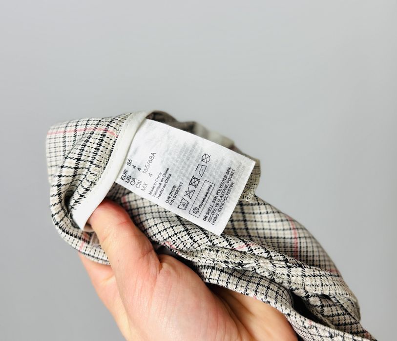 Spodnie w kratę księcia Walii S 36