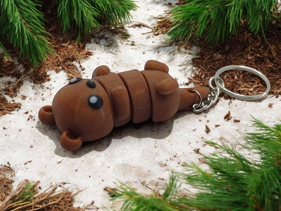 Brelok Flexi Wydra - Ruchomy Brelok Wydra