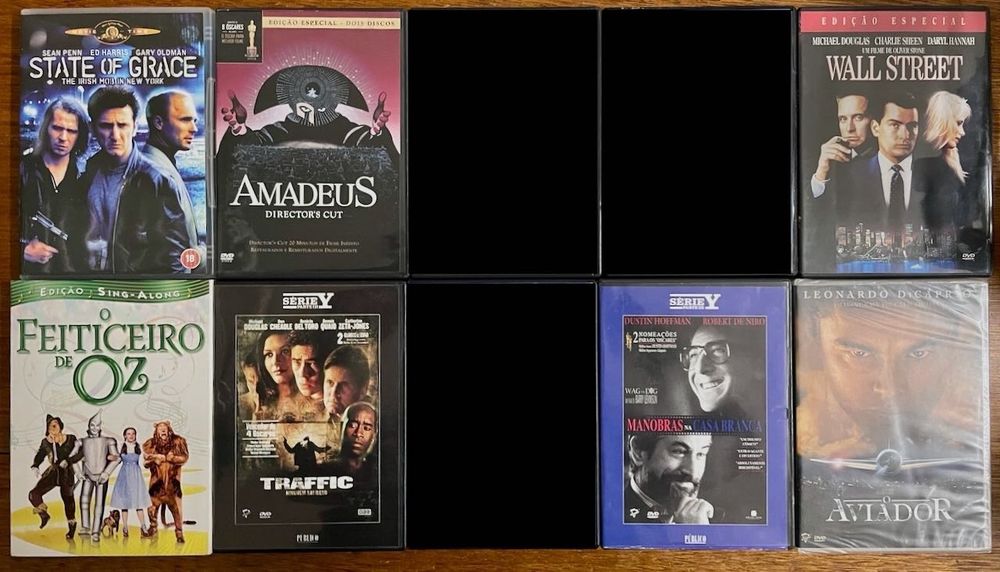 51 DVDs - Filmes Famosos - COM legendas em português