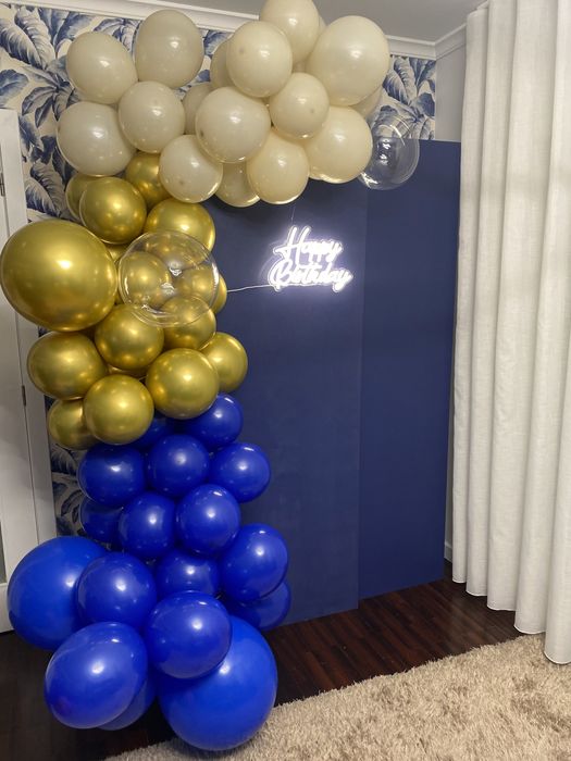 Baloes em arco ou coluna