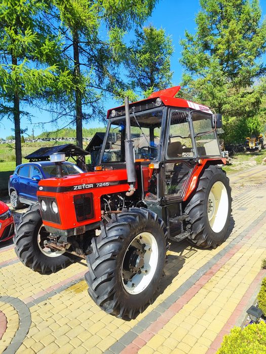 Ciągnik Zetor 7245 Zadbany Zarejestrowany 4x4 nie 7745 nie Ursus