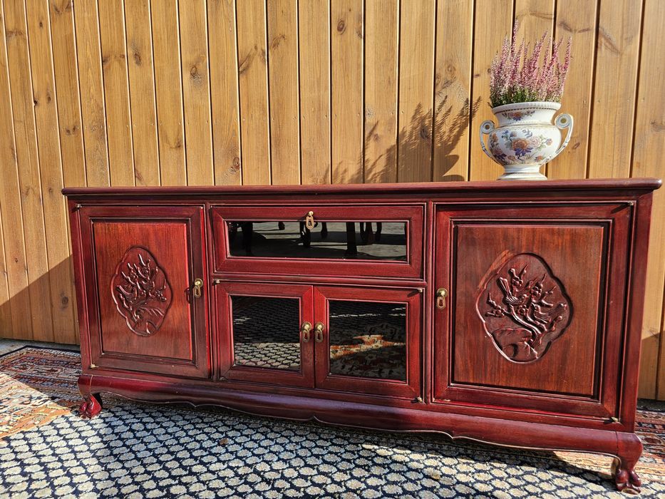 Komoda RTV orientalna  z drewna różanego 151 cm #1300 Stylowy Węgrów