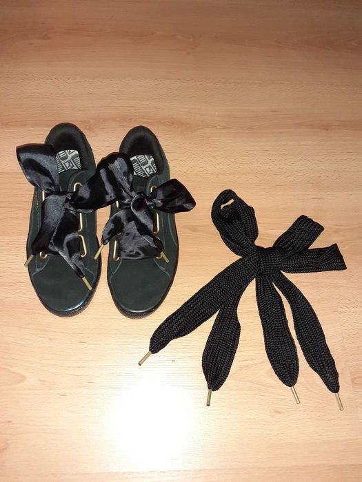 Ténis Pretos em camurça Puma 36-37