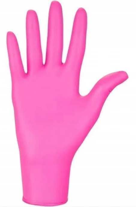 Rękawice Nitrylowe 100 Szt. 7-S Nitrylex Magenta - 10 Szt.