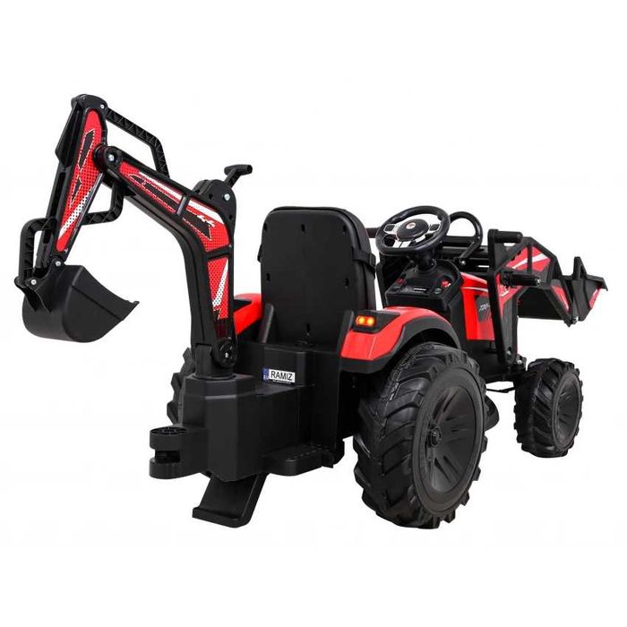 Auto Pojazd Ciągnik Traktor Koparka na akumulator Przyczepa 720-T