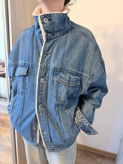 Kurtka dżynsowa zara rozm s oversize