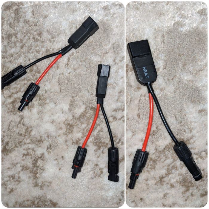 Bluetti B300S / D050s / T500 /  AC500 / P090A to P150 / B300K / перехідник MC4-C14 / 7909-xt90 / адаптер / зарядний пристрій / dc input cable / P090d