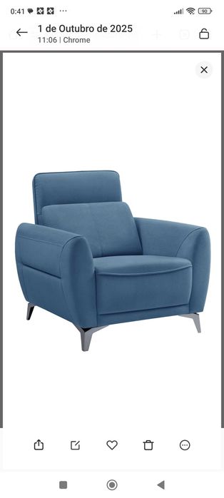 Conjunto de sofás só com 2 meses de uso muito bonitos e confortáveis