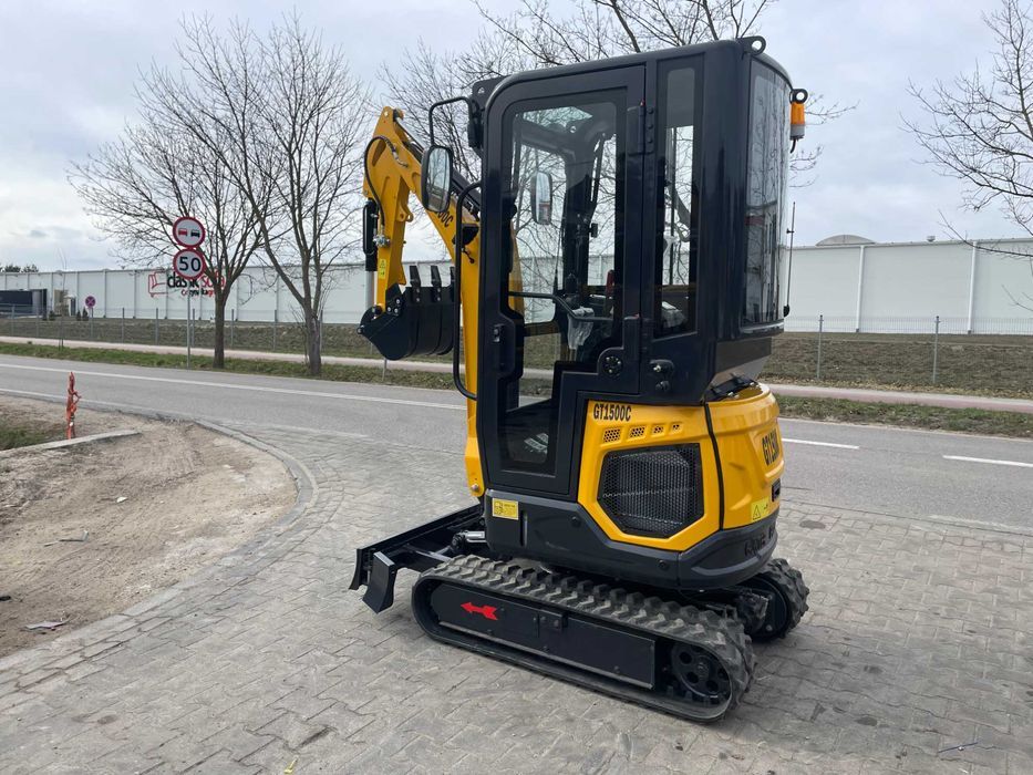 Minikoparka gąsienicowa GT1500C Silnik Yanmar Gunter Grossmann