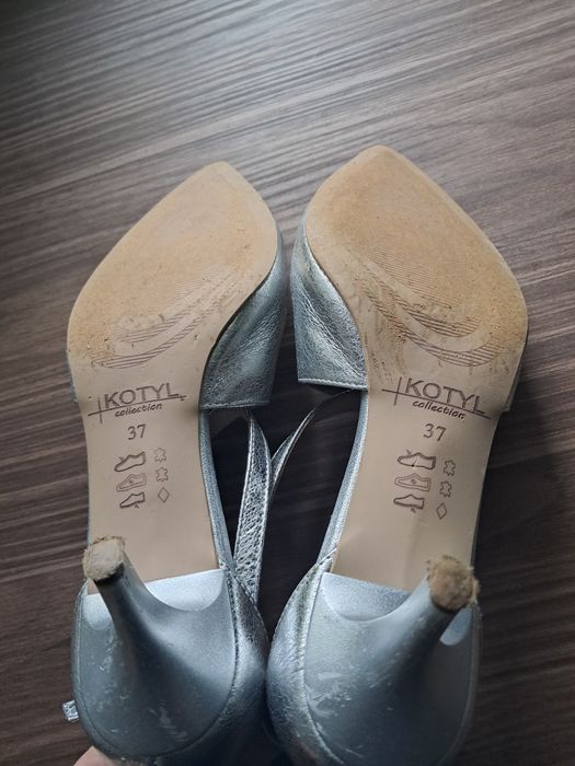 Buty ślubne Kotyl 6cm obcasie, rozm. 37