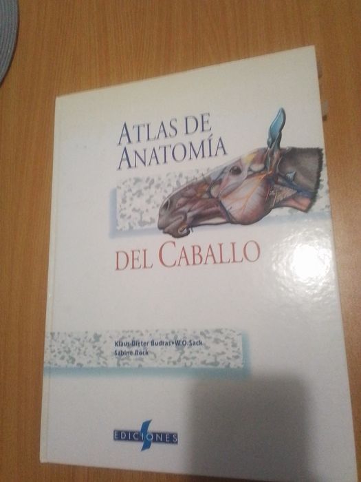 Atlas de Anatomia do Cavalo com muito pouco uso