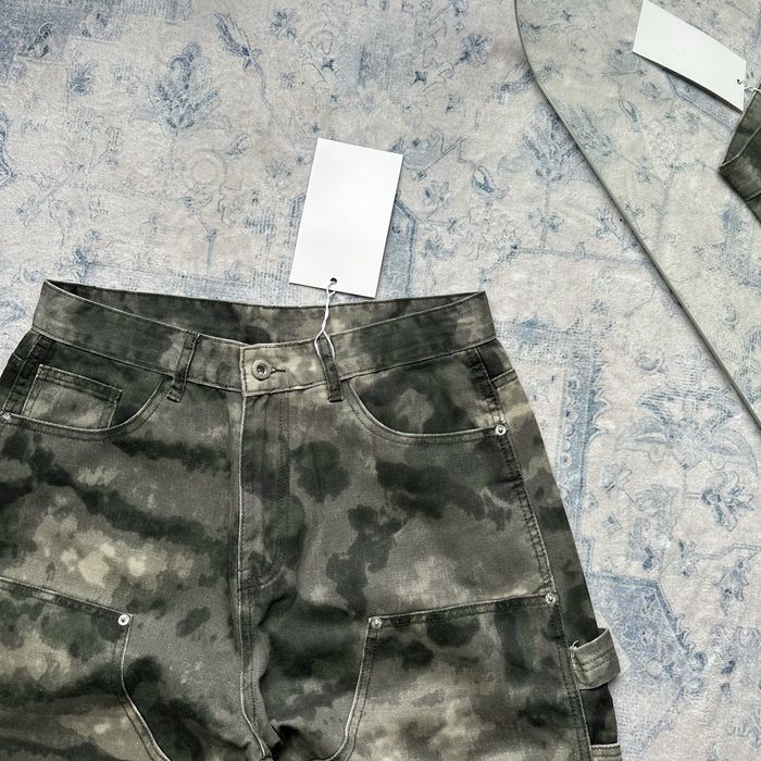 Double knee carpenter baggy camo jorts oversize широкі камо камуфляж jaded racer карпентер дабл ні шорти беггі баггі baggy sk8 y2k real tree