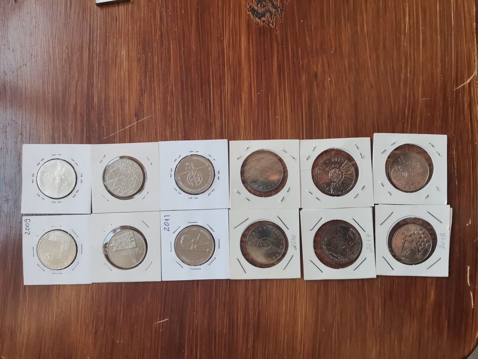 Moedas de coleção portuguesas de  2,5€