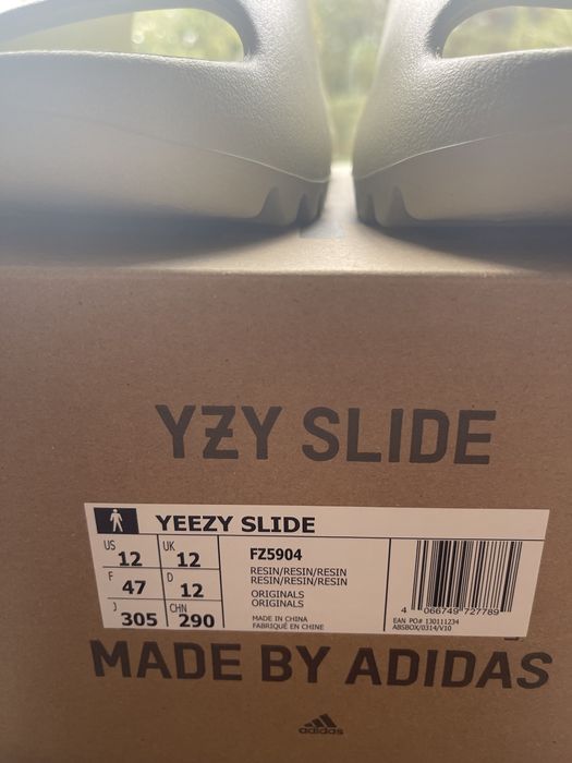 Klapki Adidas Yeezy Slide Resin rozm. 47
