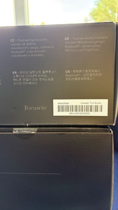 Focusrite Vocaster studio 2 zestaw do podcastow i wywiadow