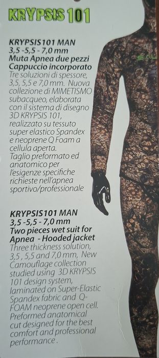 Calças pesca submarina Salvimar 5,5mm