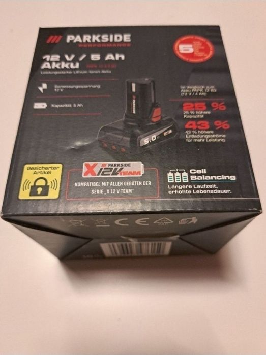 Akumulator Baterie 5ah 12v parkside performance
