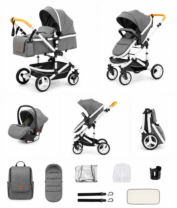 Carrinho de bebé 3 em 1 – Aylla Evolve Trio