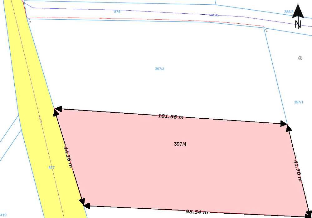 Działka budowlana 40 ar Złotogłowice gmina Nysa