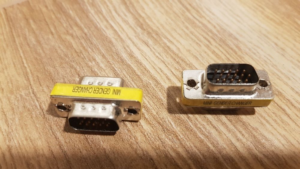 Adapter DSUB - DSUB i kabel DSUB-DSUB 30 cm przydatne