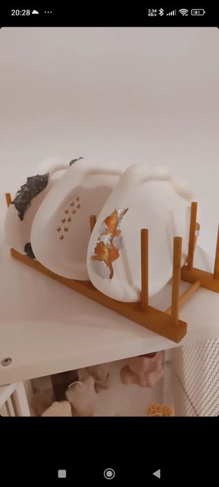 Peças decorativas em gesso cerâmico