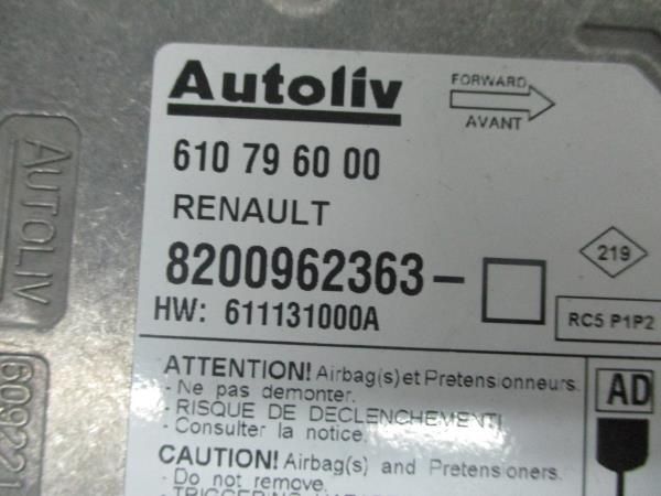 Centralina airbag RENAULT Clio IV (BH_)