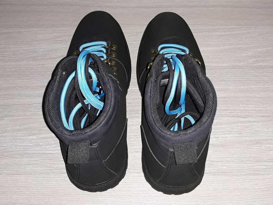 Zimowe buty męskie trekkingowe - czarne - 41