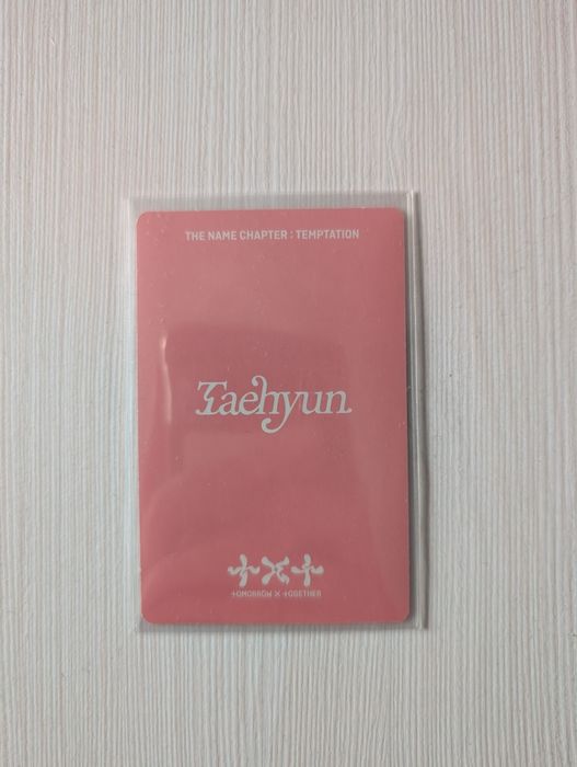 Photocard TXT - Taehyun - The Name Chapter : Temptation (Lullaby Ver.)