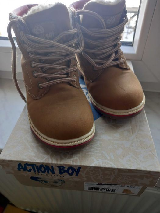 Botki trapery sniegowce zimowe 29 Action boy cieple