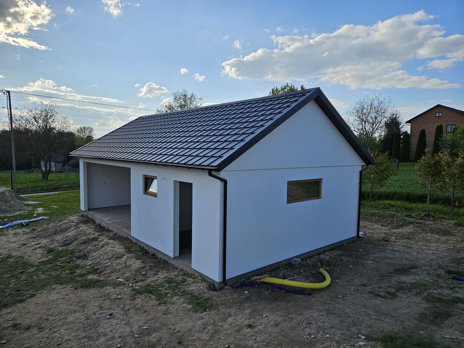 Wiązary dachowe + Wiązary Tynkowane Szczytowe = dach w 1 dzień DOSTAWA