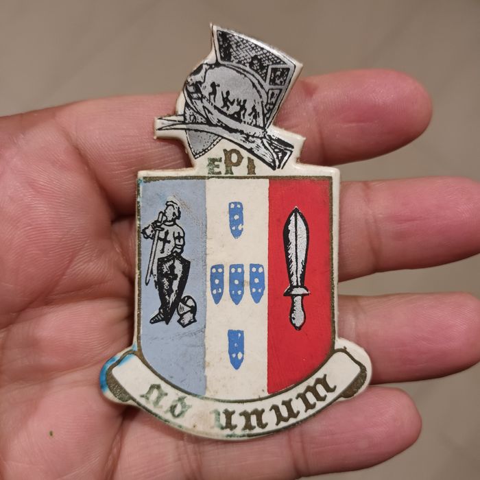 Crachá plástico escola Prática de Infantaria ver fotos sff