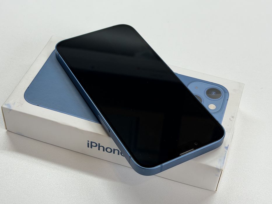 iPhone 13 128 GB Niebieski#BDB#Bateria 100%#Komplet #Apple#
