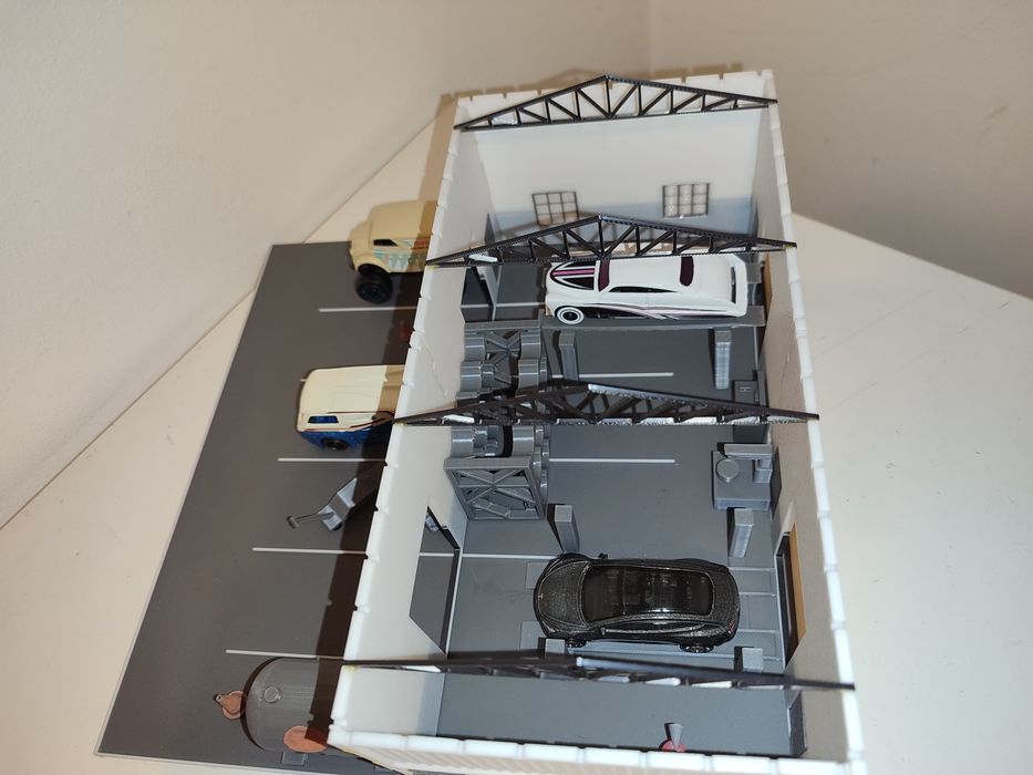 Diorama oficina 1:64