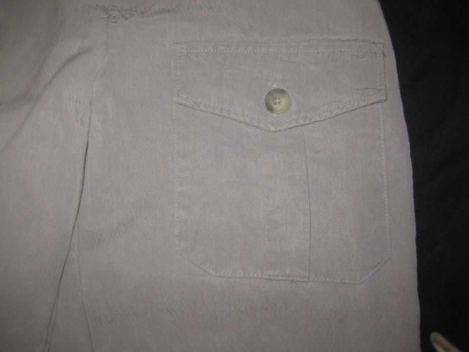 11-12 років, сірі штани брюкі Zara джогери, мокрий шовк