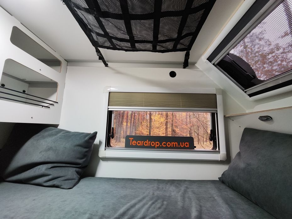Причеп крапля, краплевидний  кемпер, причеп дача, дім на колесах, трей