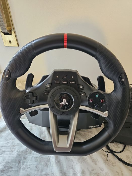 Volante + pedais PlayStation