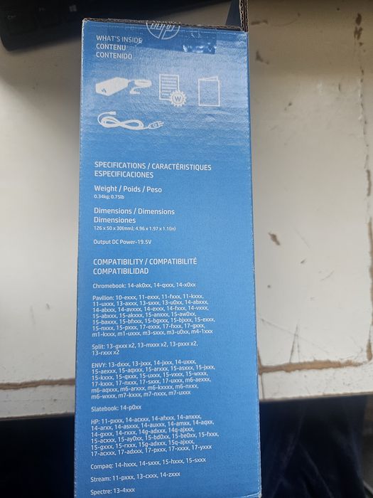 Carregador hp 90w426381419627171841