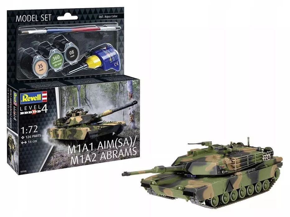 Model Set M1A1 Aim(Sa)/ M1A2 Abrams. Nowy Produkt