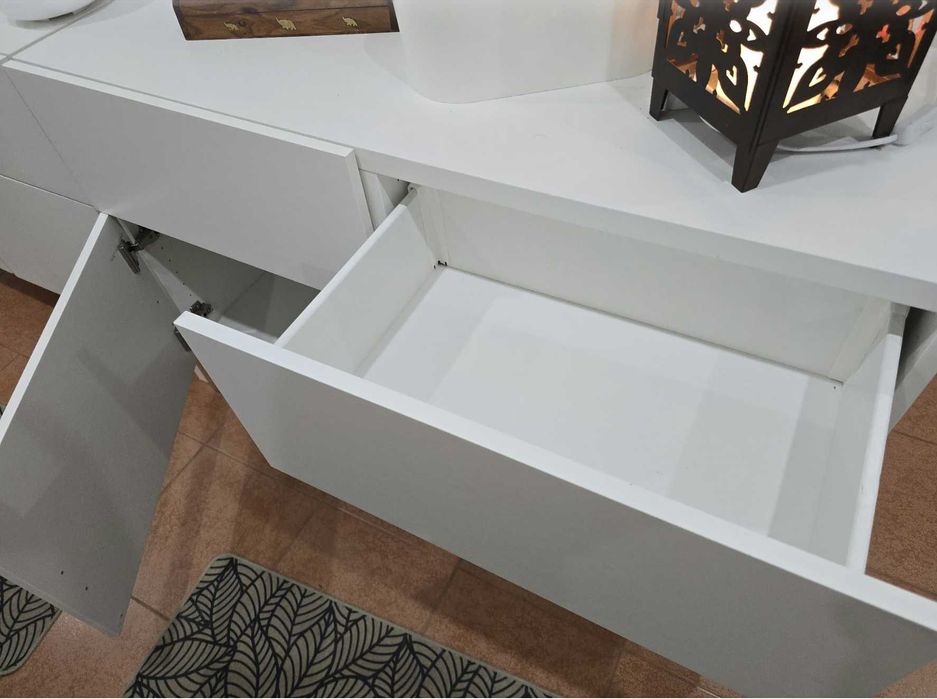 IKEA BESTÅ Aparador / Móvel Arrumação Branco – 2 Módulos
