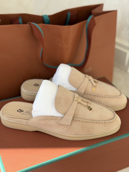 Лофери сабо мюлі мюли loro piana summer walk лоферы лоро пиана