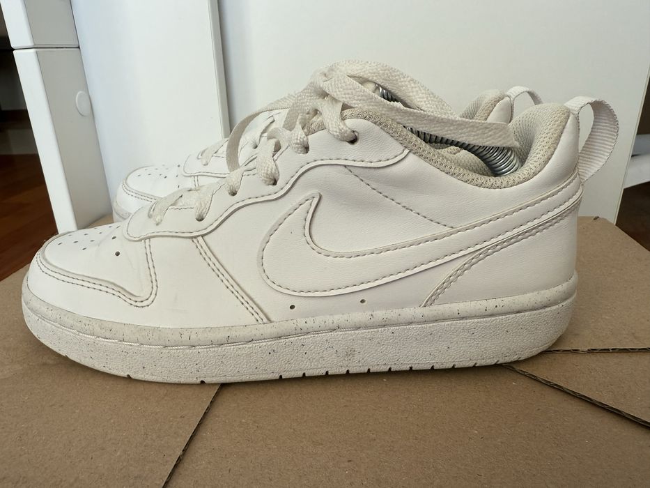 Buty Nike COURT BOROUGH LOW RECRAFT białe r. 35,5