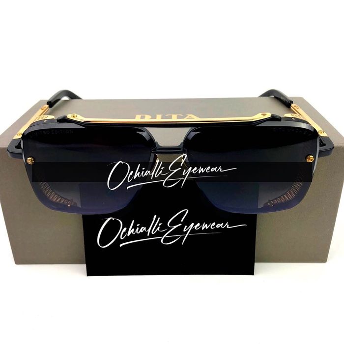 Okulary przeciwsłoneczne Dita MACH SIX Limited Edition czarne, pudełko