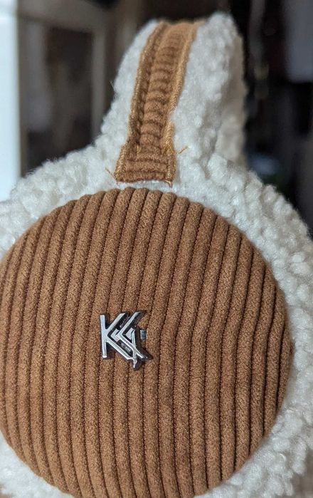 Теплі навушники Kentaver TEDDY вушка тедді вельвет