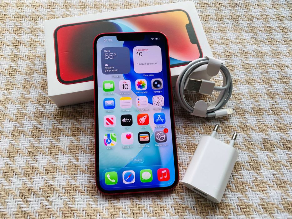 IPHONE 14 128Gb Red ІДЕАЛ АКБ 100% NEVERLOCK ( 25155)