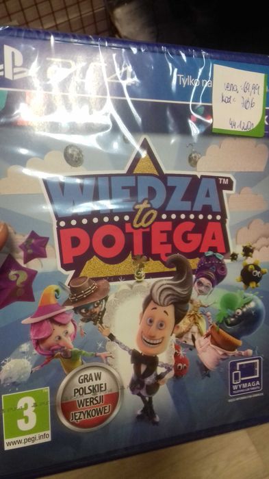 Wiedza to potęga ps4, Używana, SKLEP TYCHY